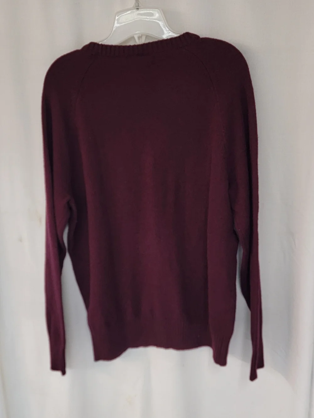 J. Crew Men's Crewneck Sweater in Burgundy